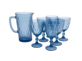 Jogo de Jarra e 6 Taças Diamond Pitcher - Gamma