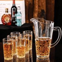 Jogo de Jarra e Copos 260ml Vidro Requinte