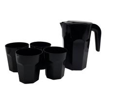 Jogo de jarra e copos 5 peças Kit Mesa