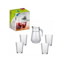 Jogo de Jarra e Copos de Agua e Suco Ginga Nadir 5 Pecas Jogo de Jarra e Copos de Agua e Suco Ginga Nadir 5 Pecas