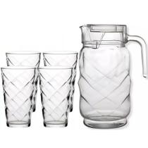 Jogo de Jarra e Copos Vitrage 5 Peças - Lanty