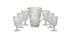 Jogo de Jarra e Taças Lotus Lohan Colorido - Ambar, Furta-Cor