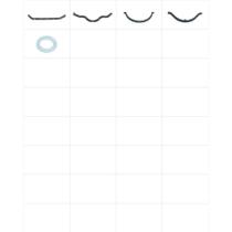 Jogo de juntas do cárter Ford Corcel Ii 1977 a 1986 SABÓ