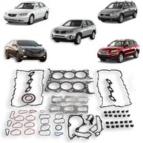 Jogo de Juntas do Motor Santa fé Azera Sonata Carnival Sorento 3.5 V6 Completo Jogo de Juntas do Motor Santa fé Azera Sonata Carnival Sorento 3.5 V6 Completo