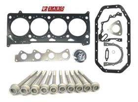 Jogo de Juntas Motor + 10 Parafusos Cabeçote Gol Power 1.6 Fox Polo Golf 1.6 Kombi 1.4 Flex