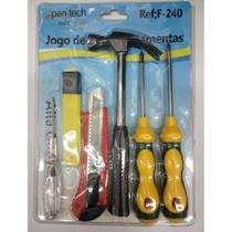 Jogo De Kit De Ferramentas Pen Tech F-240 Na Cartela