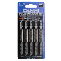 Jogo De Lâmina Serra Tico Tico Para Madeira 5 Peças 75mm Danmi