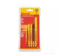 Jogo de lâminas para serra tico tico BU1 com 5 peças - Starret - STARRETT