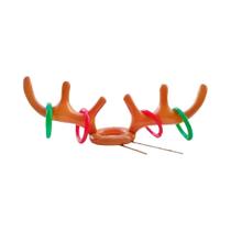 Jogo De Lançamento De Chapéus De Rena Com Argolas Infláveis Para Crianças E Adultos, Diversão De