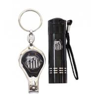 Jogo de lanterna com chaveiro cortador de unha - santos Jogo de lanterna com chaveiro cortador de unha - santos