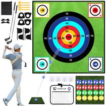 Jogo de lascar dardos de golfe DUYOYU para crianças com tapete de lascar Jogo de lascar dardos de golfe DUYOYU para crianças com tapete de lascar