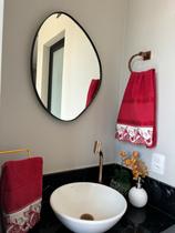 jogo de Lavabo Bordado 2 peças (1 toalha de rosto e 1 de lavabo) Decoração Natal jogo de Lavabo Bordado 2 peças (1 toalha de rosto e 1 de lavabo) Decoração Natal