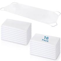 Jogo de Lençóis Newwiee - 16 Peças, Tamanho Padrão (20x48), Microfibra Branca