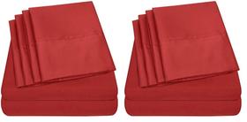 Jogo de Lençóis Sweet Home Collection Samba Red - 6 Peças