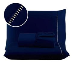 Jogo de Lençol 02 Peças 400 Fios Cama Solteiro Micropercal Ponto Palito - 10 Jogo de Lençol 02 Peças 400 Fios Cama Solteiro Micropercal Ponto Palito - 10