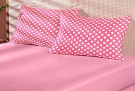 Jogo de lençol 100% algodão Aconchego 3 peças