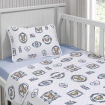 Jogo De Lençol 100% Algodão Mini Cama 3 Pçs Guilherme Tecebem