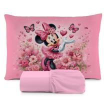 Jogo de lençol 2 pçs solteiro c/fronha estampa infantil