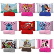 Jogo De Lençol 2 peças Infantil Temático Diversos De Personagens Ideal para Crianças