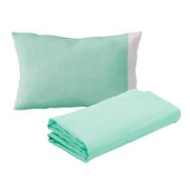 Jogo de Lençol 2 Peças Mini Berço Malha 100% Algodão Verde Arrumadinho Enxovais Jogo de Lençol 2 Peças Mini Berço Malha 100% Algodão Verde Arrumadinho Enxovais