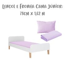 Jogo de Lençol 2 Peças Solteiro Júnior 78 Cm x 1,62 m Lilás Arrumadinho Enxovais Jogo de Lençol 2 Peças Solteiro Júnior 78 Cm x 1,62 m Lilás Arrumadinho Enxovais