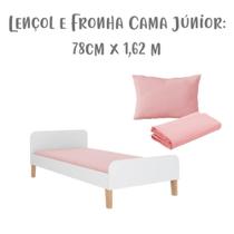 Jogo de Lençol 2 Peças Solteiro Júnior 78 Cm x 1,62 m Rosa Arrumadinho Enxovais Jogo de Lençol 2 Peças Solteiro Júnior 78 Cm x 1,62 m Rosa Arrumadinho Enxovais