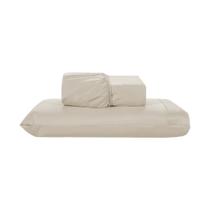 Jogo De Lençol 2 Peças Solteiro Percal 200 Fios De Poliéster Sleep 100% Poliéster - Bege Jogo De Lençol 2 Peças Solteiro Percal 200 Fios De Poliéster Sleep 100% Poliéster - Bege