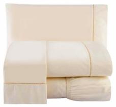 Jogo de Lençol 200 Fios Percal Ponto Palito Cama Queen 4pçs Palha Jogo de Lençol 200 Fios Percal Ponto Palito Cama Queen 4pçs Palha