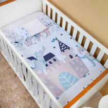 Jogo De Lençol 3 Pçs Berço Americano Bebê Menino Príncipe Jogo De Lençol 3 Pçs Berço Americano Bebê Menino Príncipe