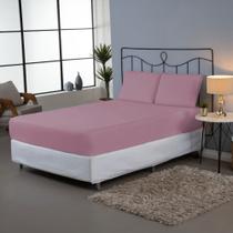 Jogo de Lençol 3 pçs Casal King liso Percal 180 fios - Coleção Dia a Dia