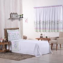 Jogo de Lençol 3 Pçs Completo Girl Solteiro 300 fios Estampa Digital