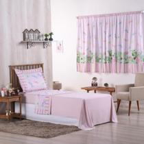 Jogo de Lençol 3 Pçs Completo Girl Solteiro 300 fios Estampa Digital