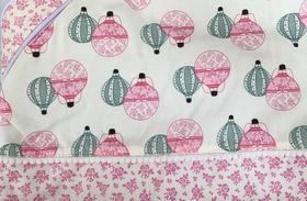 Jogo de Lençol 3 Peças Berço Americano Balões Composse