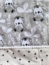 Jogo de Lençol 3 Peças Berço Americano Panda