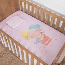 Jogo de Lençol 3 Peças Menino e Menina para Bebê