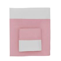 Jogo de Lençol 3 Peças Mini Berço Malha 100% Algodão Rosa Arrumadinho Enxovais Jogo de Lençol 3 Peças Mini Berço Malha 100% Algodão Rosa Arrumadinho Enxovais