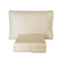 Jogo de Lençol 3 Peças Mini Cama Percal 200 Fios 100% Algodão Marfim Arrumadinho Enxovais Jogo de Lençol 3 Peças Mini Cama Percal 200 Fios 100% Algodão Marfim Arrumadinho Enxovais