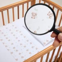 Jogo de lençol 3 peças para berco estampado tamanho americano papi baby Jogo de lençol 3 peças para berco estampado tamanho americano papi baby