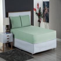 Jogo de Lençol 3 Peças Para Cama Queen 180 Fios Percal