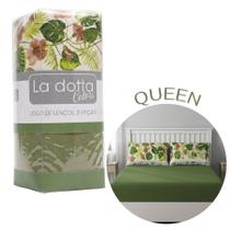 Jogo de Lençol 3 Peças Queen 100% Algodão Alta Qualidade Bambu - La Dotta Jogo de Lençol 3 Peças Queen 100% Algodão Alta Qualidade Bambu - La Dotta