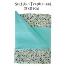 Jogo de Lençol 3 Peças Solteiro 88cm Malha Floral 09 Verde Arrumadinho Enxovais Jogo de Lençol 3 Peças Solteiro 88cm Malha Floral 09 Verde Arrumadinho Enxovais