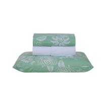 Jogo De Lençol 3 Peças Solteiro Percal 180 Fios Homme 60% Algodão 40% Poliéster - Jade Verde Jogo De Lençol 3 Peças Solteiro Percal 180 Fios Homme 60% Algodão 40% Poliéster - Jade Verde