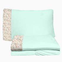 Jogo de Lençol 3 Peças Solteiro Viúva 1,20 Safari Verde 100% Algodão Arrumadinho Enxovais Jogo de Lençol 3 Peças Solteiro Viúva 1,20 Safari Verde 100% Algodão Arrumadinho Enxovais