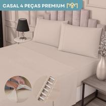 Jogo De Lençol 4 Peças Casal Percal 400 Fios Fronha Ponto Palito Extra Macio Conforto Premium Jogo De Lençol 4 Peças Casal Percal 400 Fios Fronha Ponto Palito Extra Macio Conforto Premium