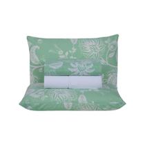 Jogo De Lençol 4 Peças Queen Percal 180 Fios Homme 60% Algodão 40% Poliéster - Jade Verde Jogo De Lençol 4 Peças Queen Percal 180 Fios Homme 60% Algodão 40% Poliéster - Jade Verde