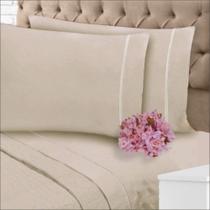 Jogo de Lençol 400 Fios Suave Feito Algodão Casal 3 Peças Casa Dona Jogo de Lençol 400 Fios Suave Feito Algodão Casal 3 Peças Casa Dona