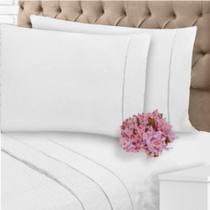 Jogo de Lençol 400 Fios Suave Feito Algodão Casal 4 Peças Casa Dona Jogo de Lençol 400 Fios Suave Feito Algodão Casal 4 Peças Casa Dona