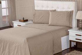 Jogo de Lençol 400 Fios Toque Suave e Macio Ponto Palito Cama Casal 3 Peças Branco Casa Dona Jogo de Lençol 400 Fios Toque Suave e Macio Ponto Palito Cama Casal 3 Peças Branco Casa Dona