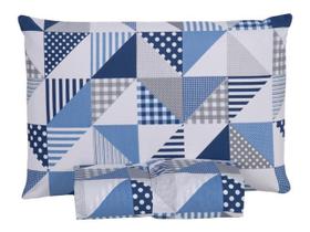 Jogo de lençol Algodão Solteiro 2 Peças Estampado Acqua Jogo de lençol Algodão Solteiro 2 Peças Estampado Acqua