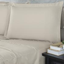 Jogo de Lençol Basic Aba Americana MicroPercal 300 fios Solteiro 3 Peças